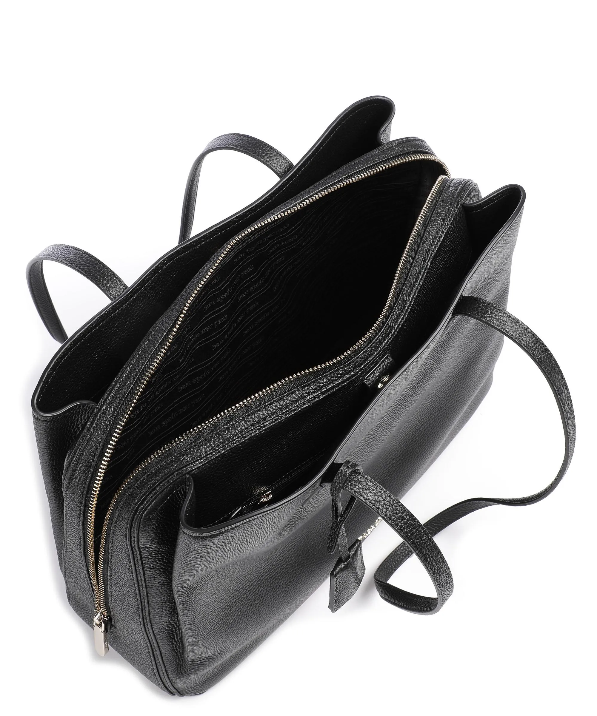  Kate Spade New York Hudson Borsa shopper 13″ pelle granulata nero  