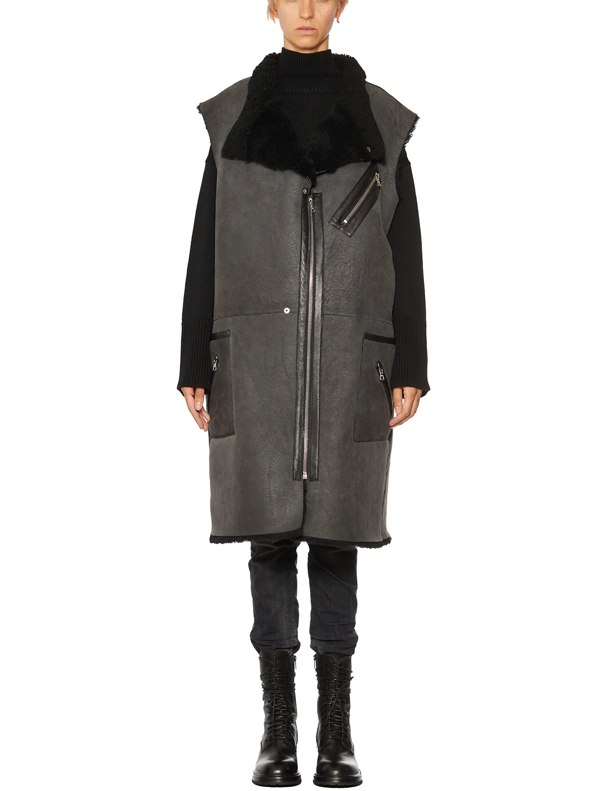 KERVIN MARC  GILET IN MONTONE 