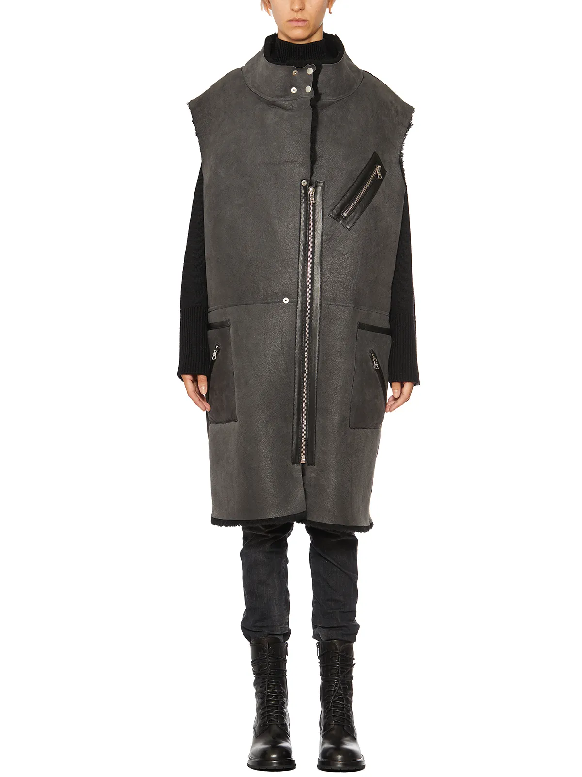 KERVIN MARC  GILET IN MONTONE 