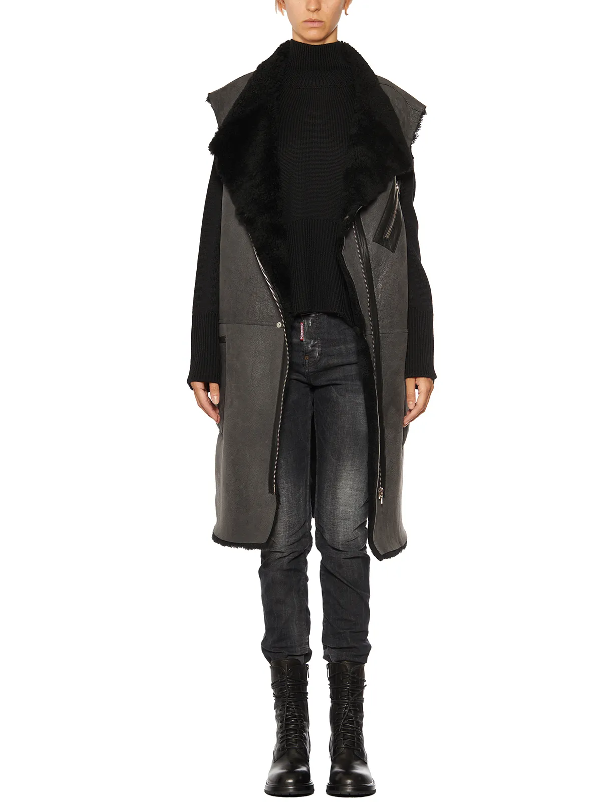 KERVIN MARC  GILET IN MONTONE 