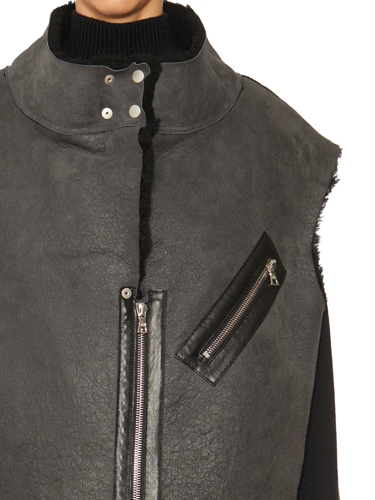 KERVIN MARC  GILET IN MONTONE 