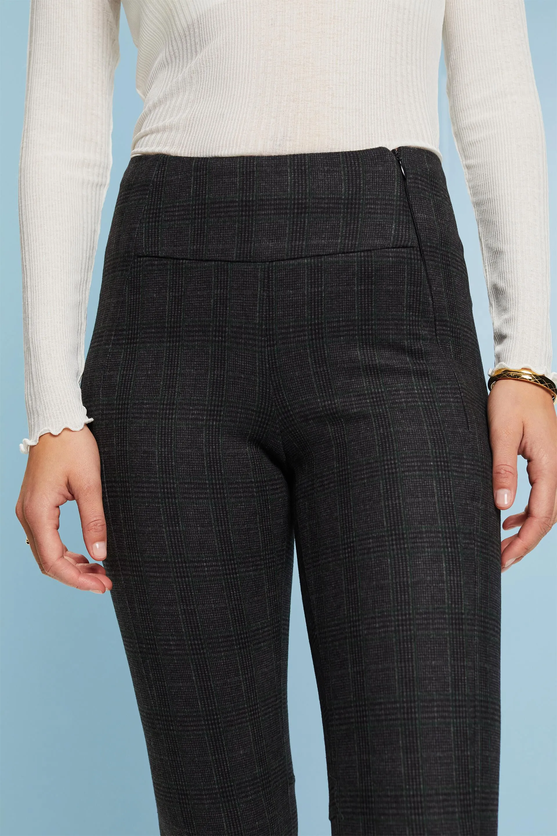 Leggings in jersey Punto a quadri