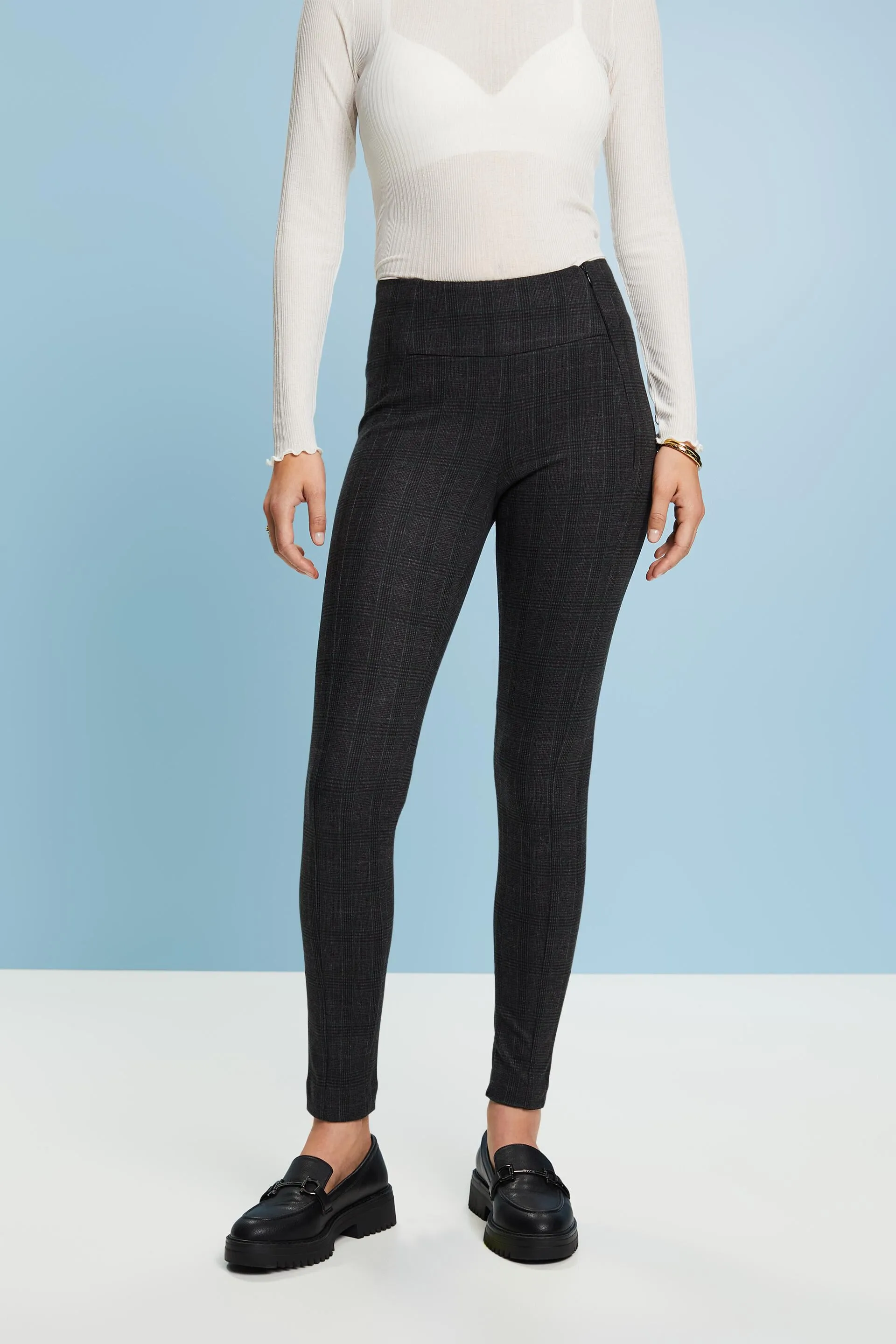 Leggings in jersey Punto a quadri