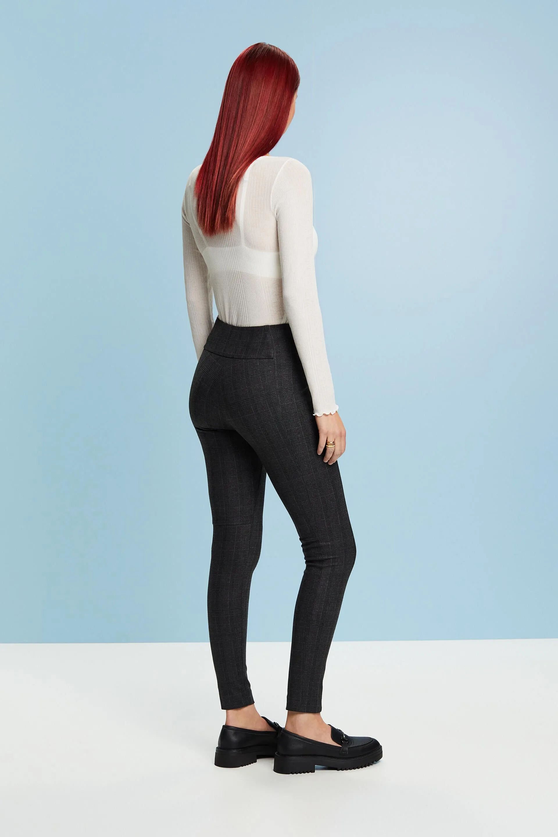 Leggings in jersey Punto a quadri