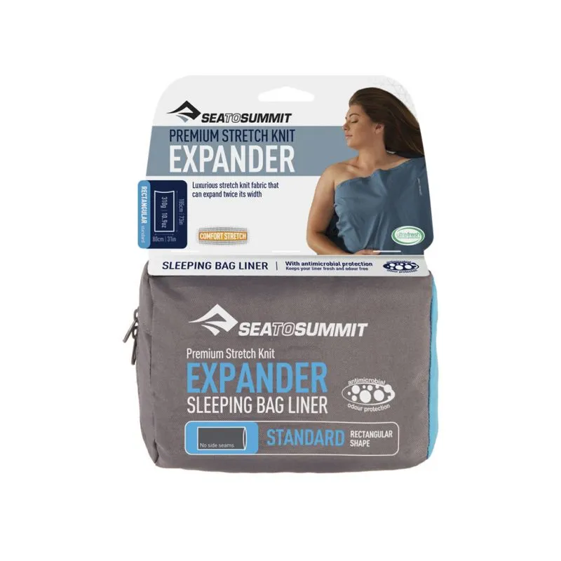 Lenzuolo a pieghe Sea to Summit Expander Polycotton Standard (Navy)