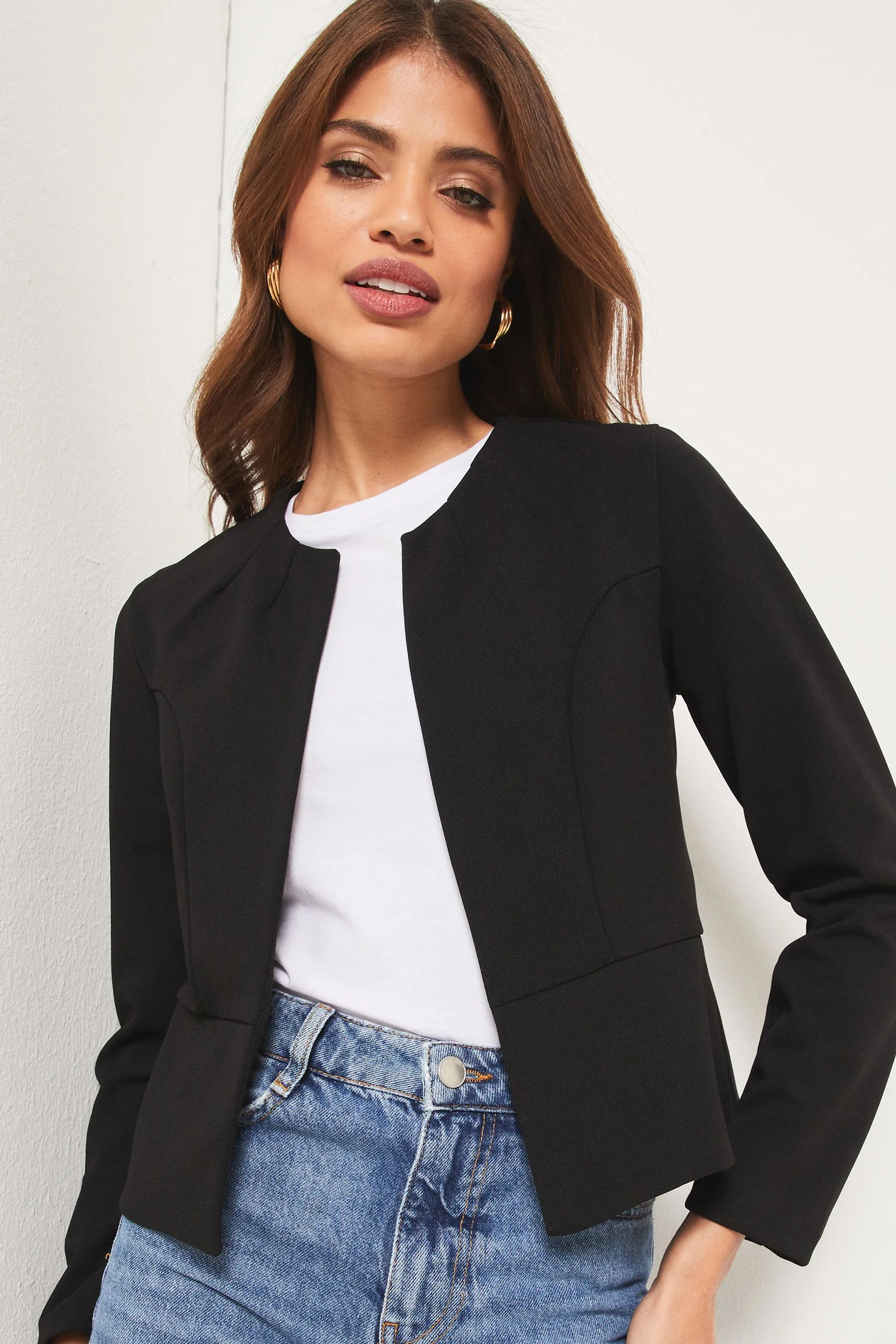 Lipsy Corto - Giacca stile blazer senza colletto