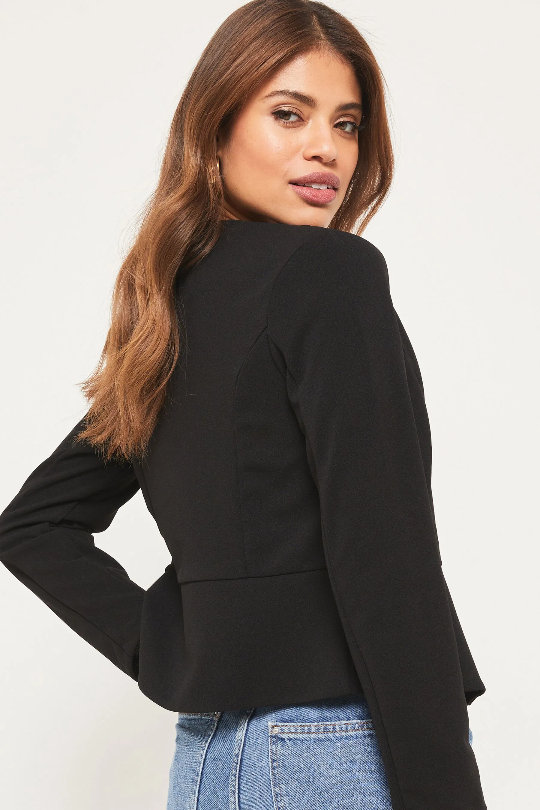 Lipsy Corto - Giacca stile blazer senza colletto