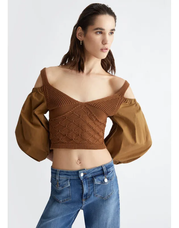 LIU JO- Maglia in cotone