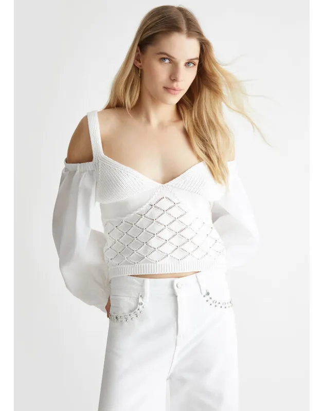 LIU JO- Maglia in cotone