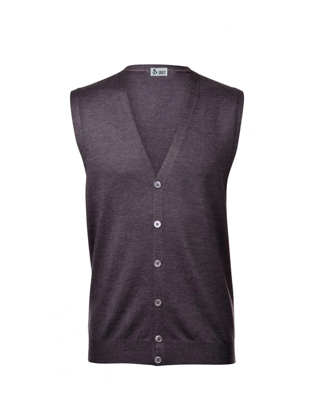 Maglia cardigan gilet sm lana nero taglie forti