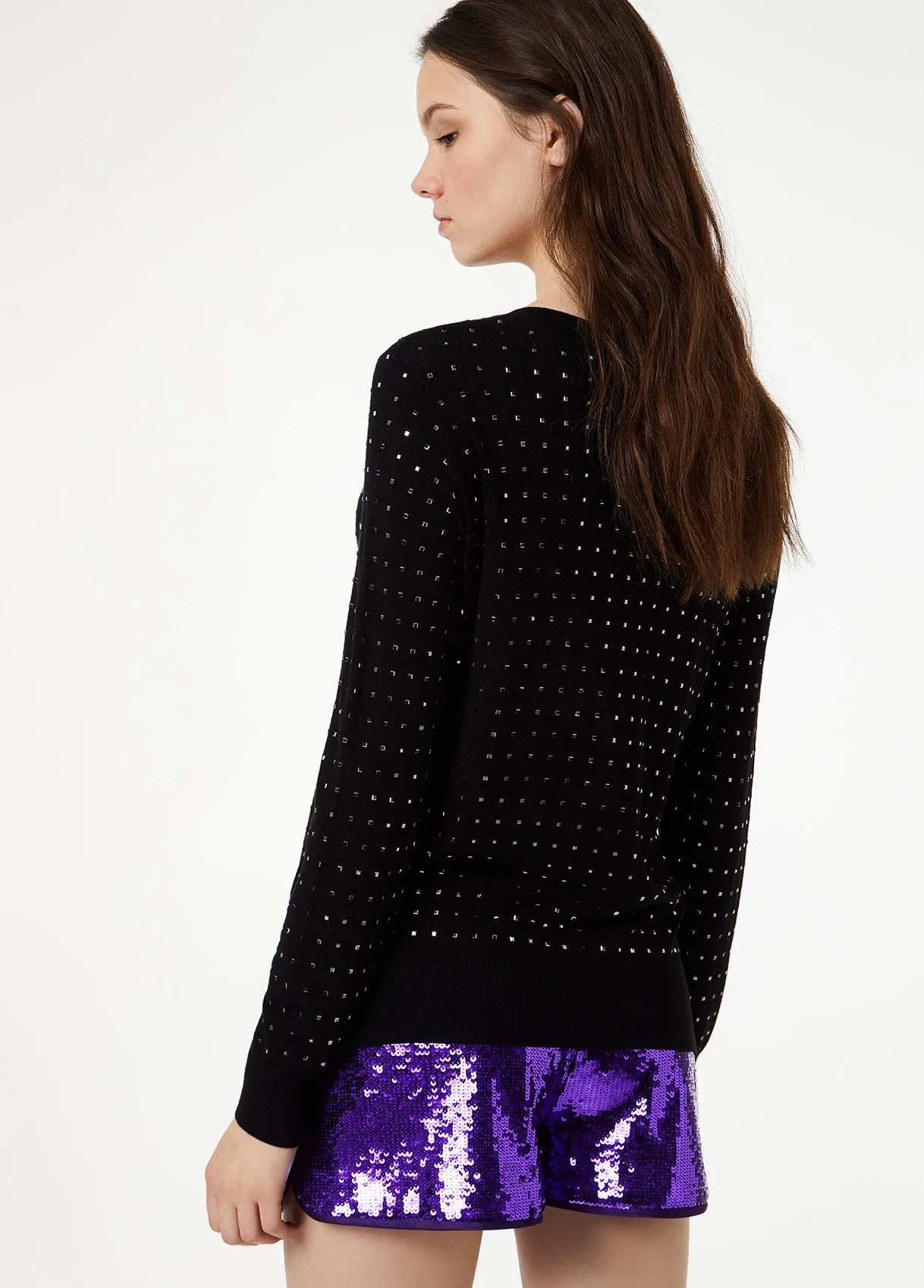 Maglia con borchie