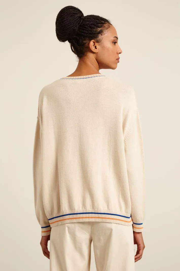 Maglia in filato di cotone