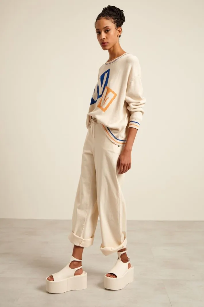 Maglia in filato di cotone