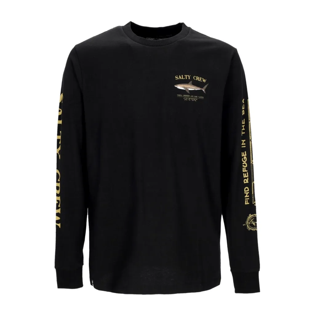 maglietta manica lunga uomo bruce l/s tee BLACK