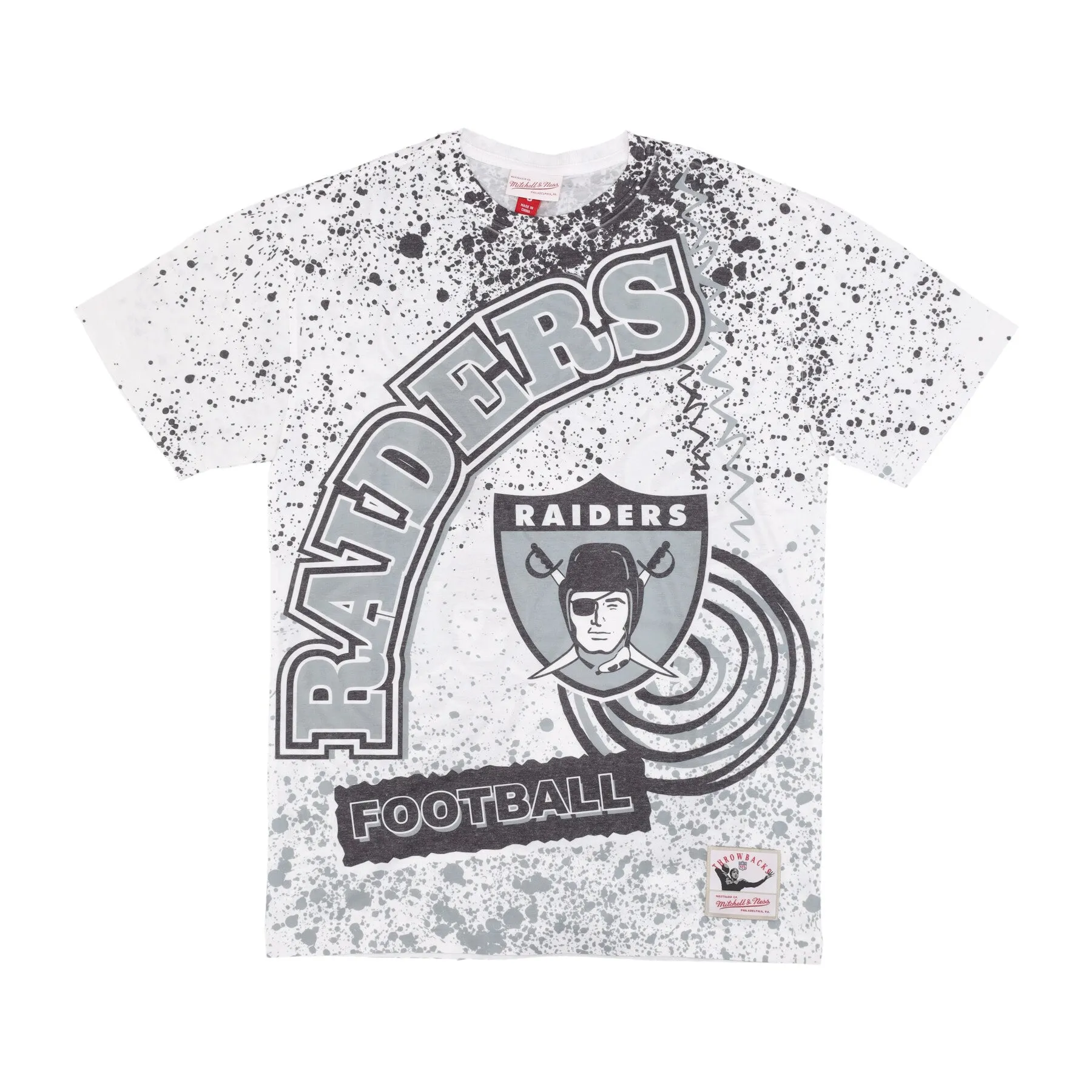 Maglietta Uomo Nfl Team Burst Sublimated Tee Oakrai White/original Team Colors