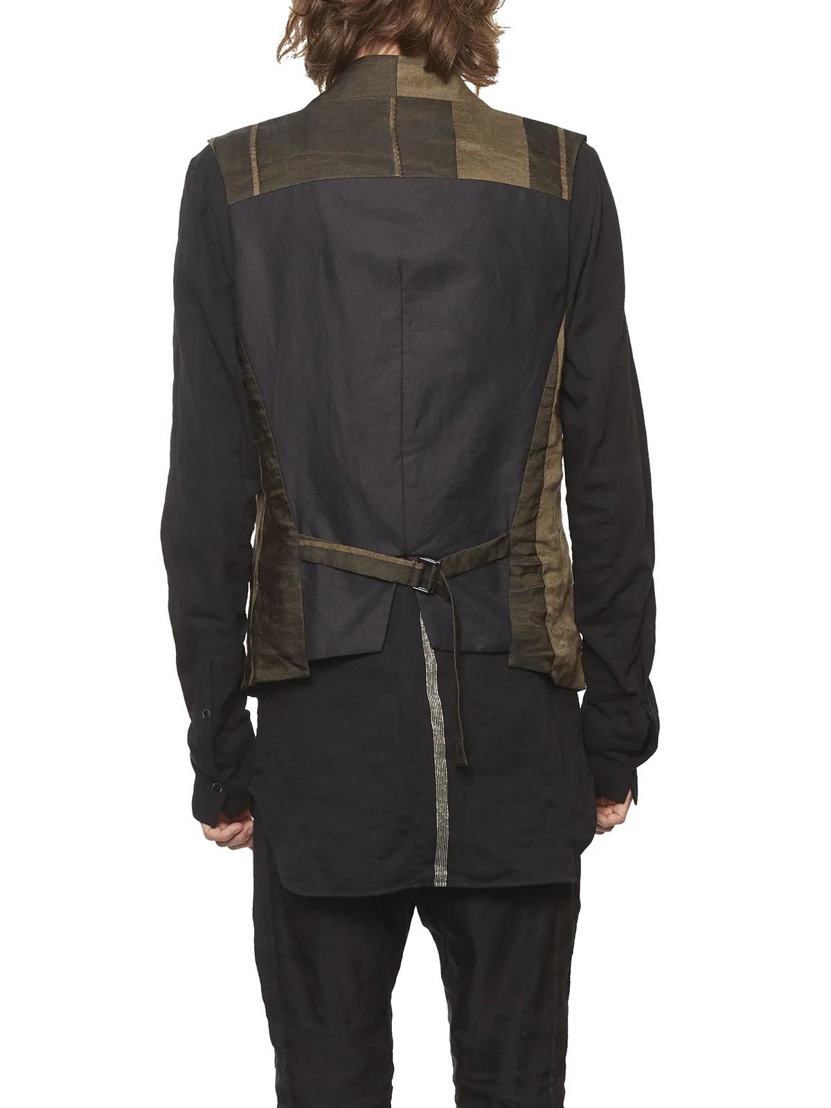 MASNADA  GILET IN LINO 
