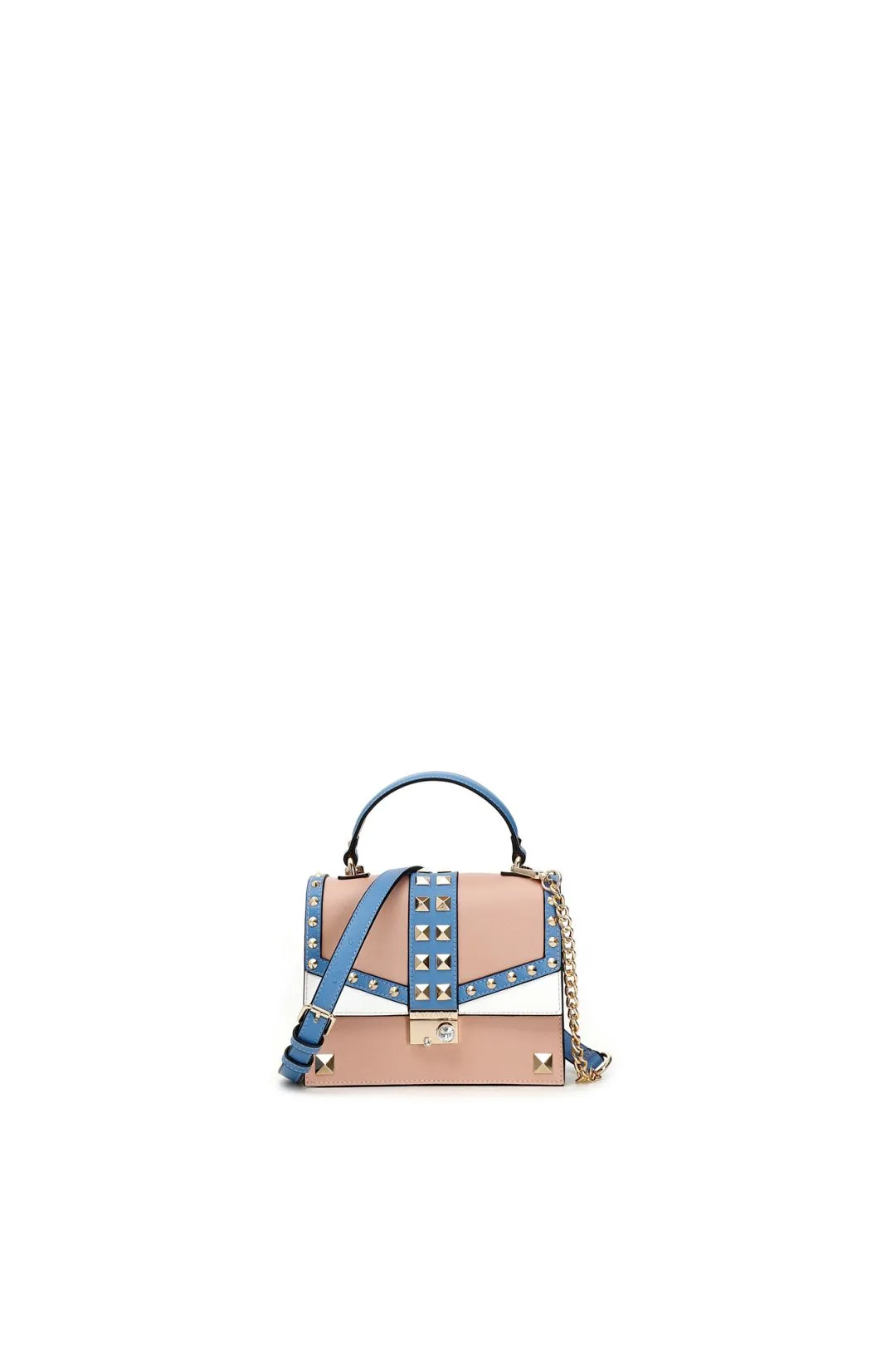 minibag con patch multicolore