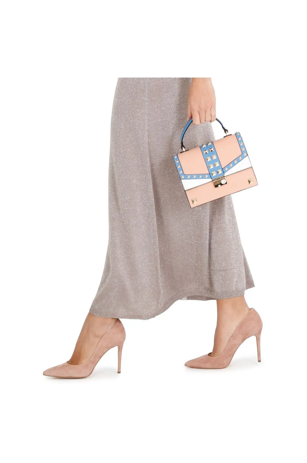 minibag con patch multicolore