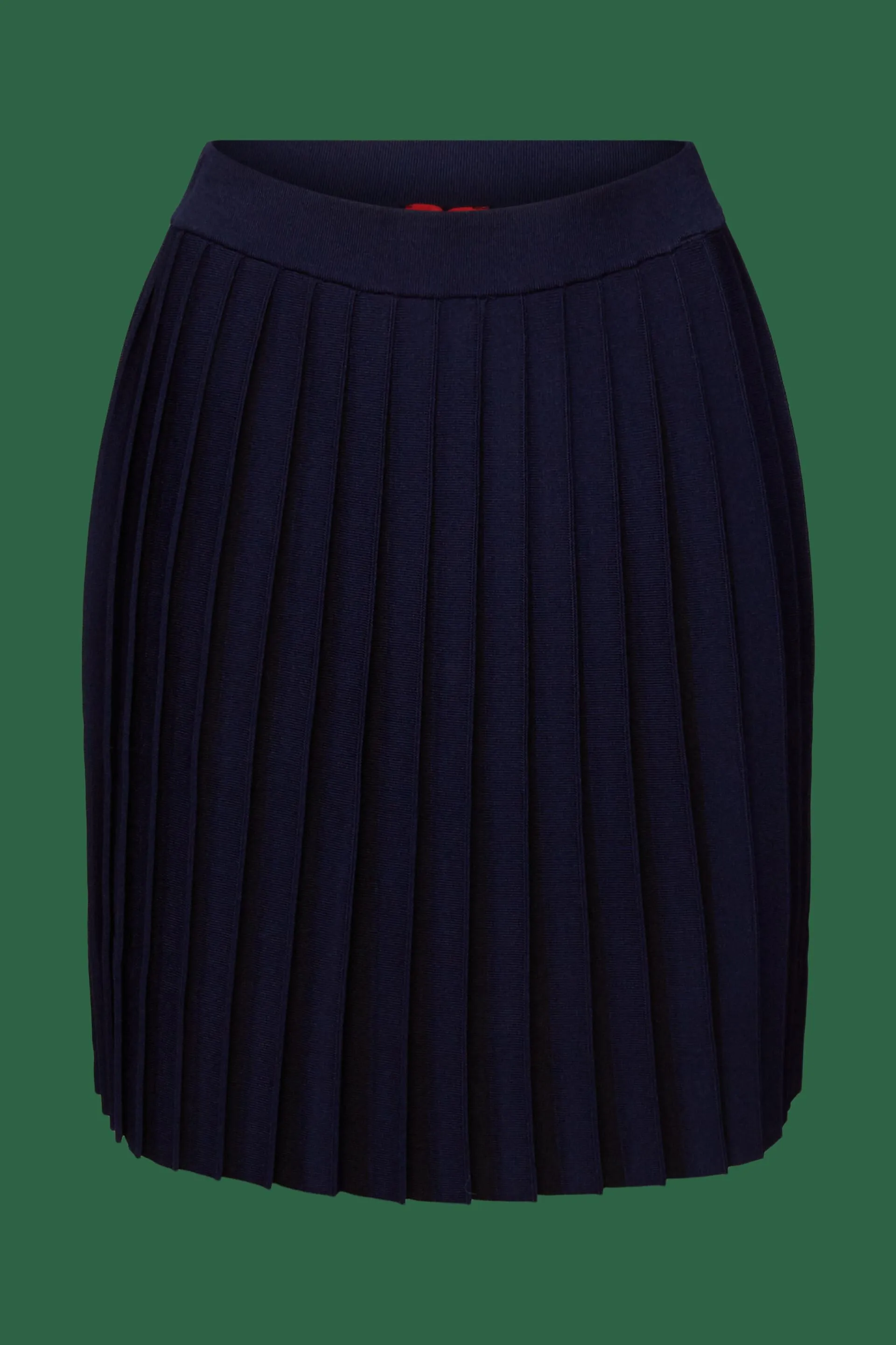 Minigonna in maglia a pieghe