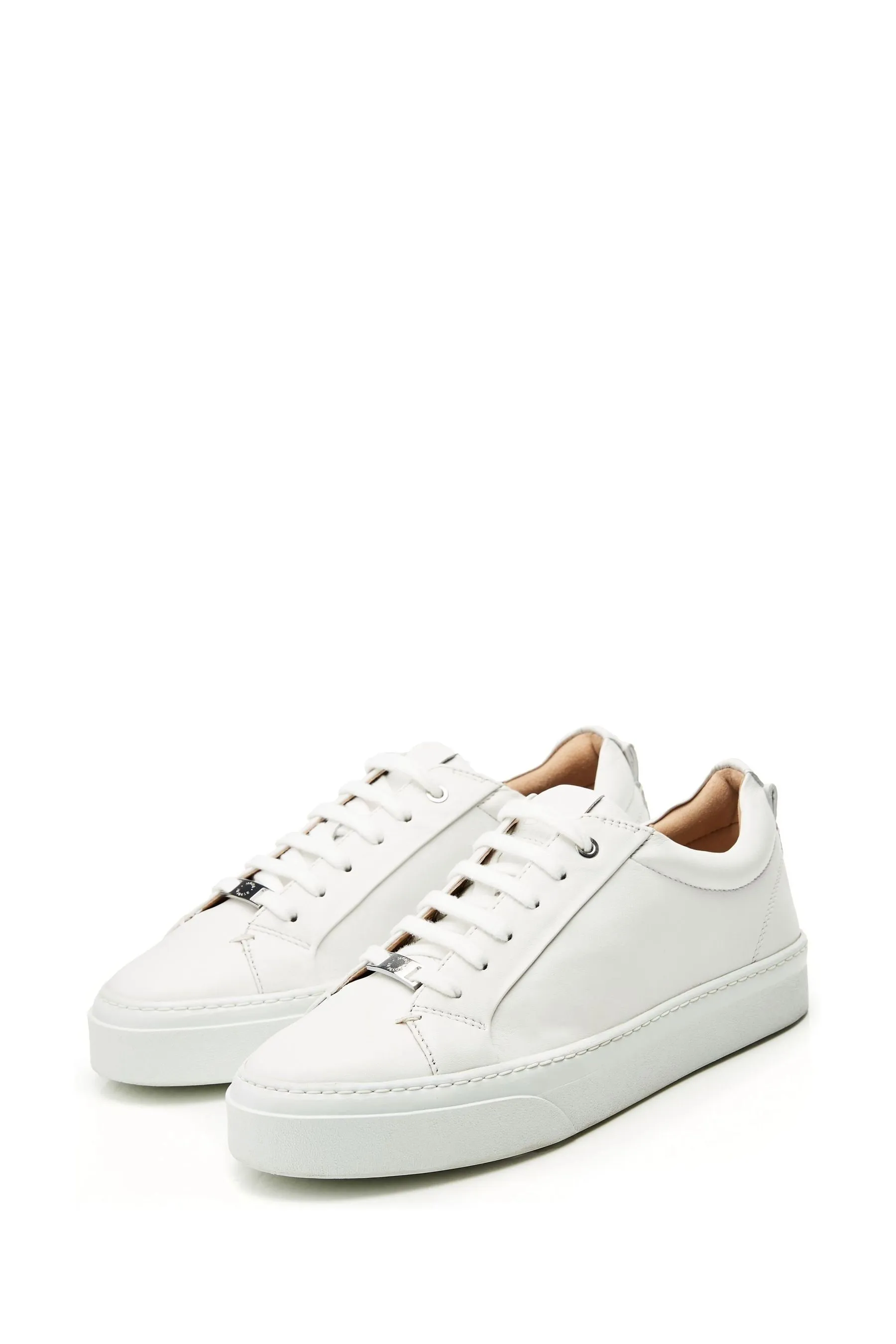 Moda in Pelle - Aiyla - Scarpe da ginnastica Pizzo-up con suola spessa