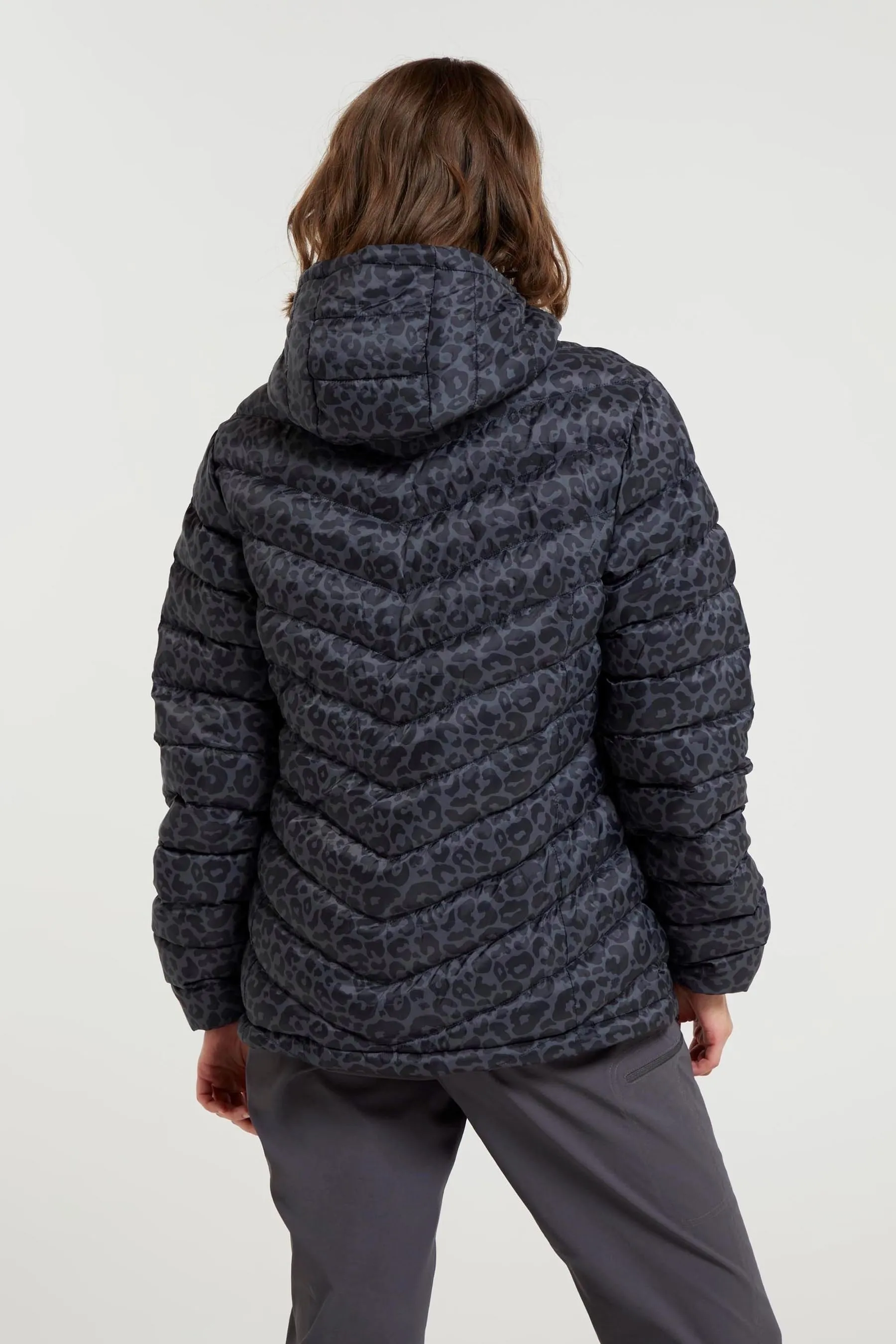 Mountain Warehouse Womens Seasons Giacca imbottita resistente all'acqua stampata    