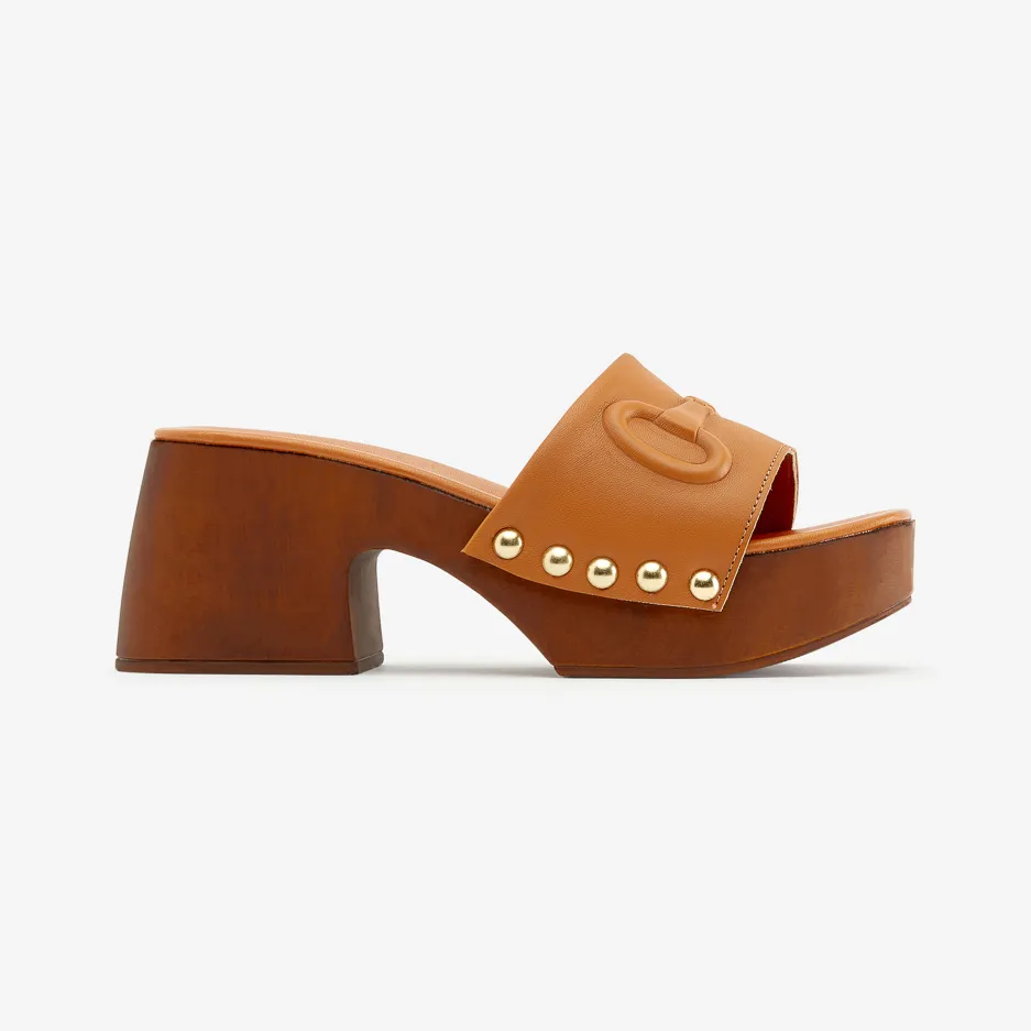 Mule Cuoio Morsetto