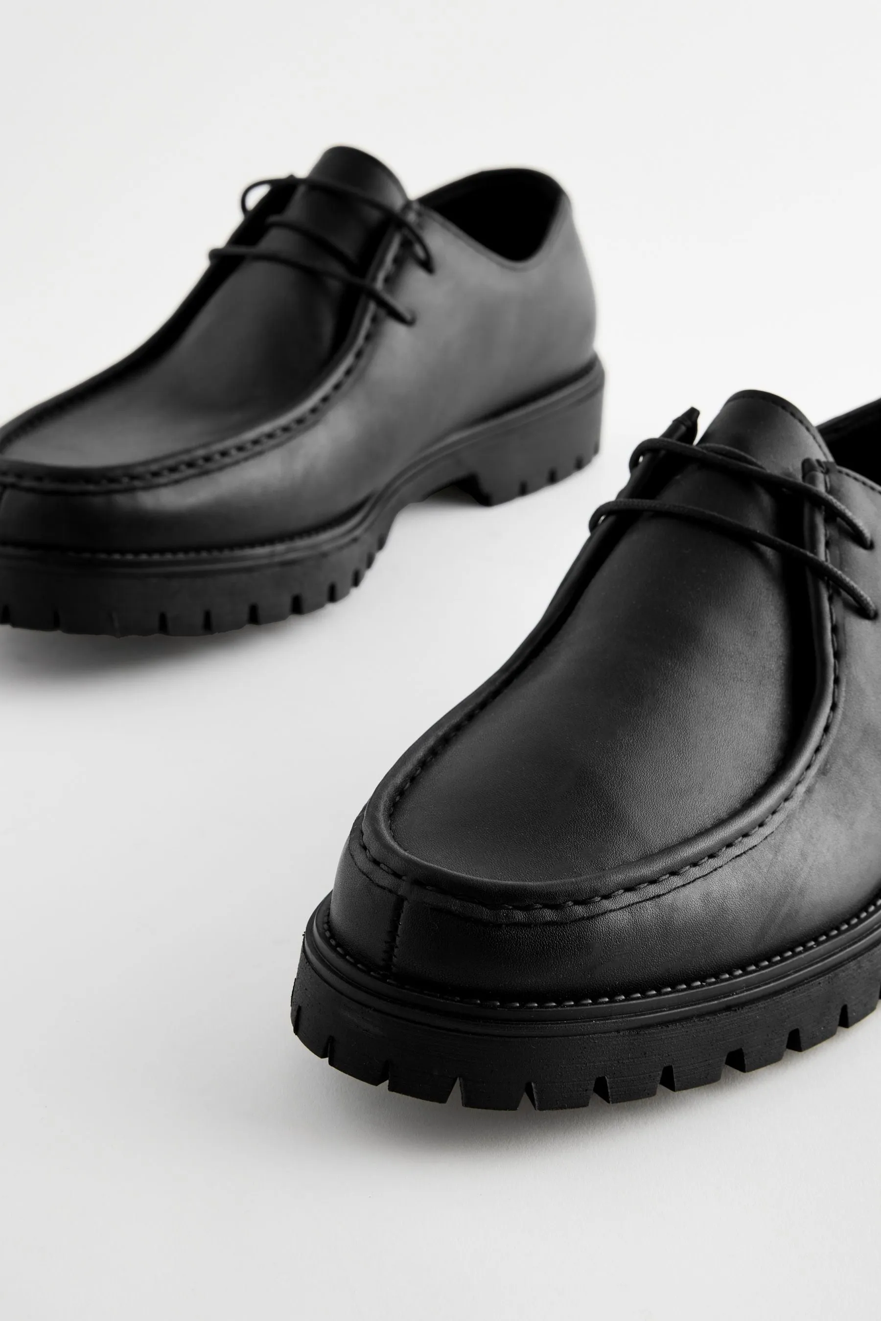 Nero  - Scarpe grembiule suola scollata