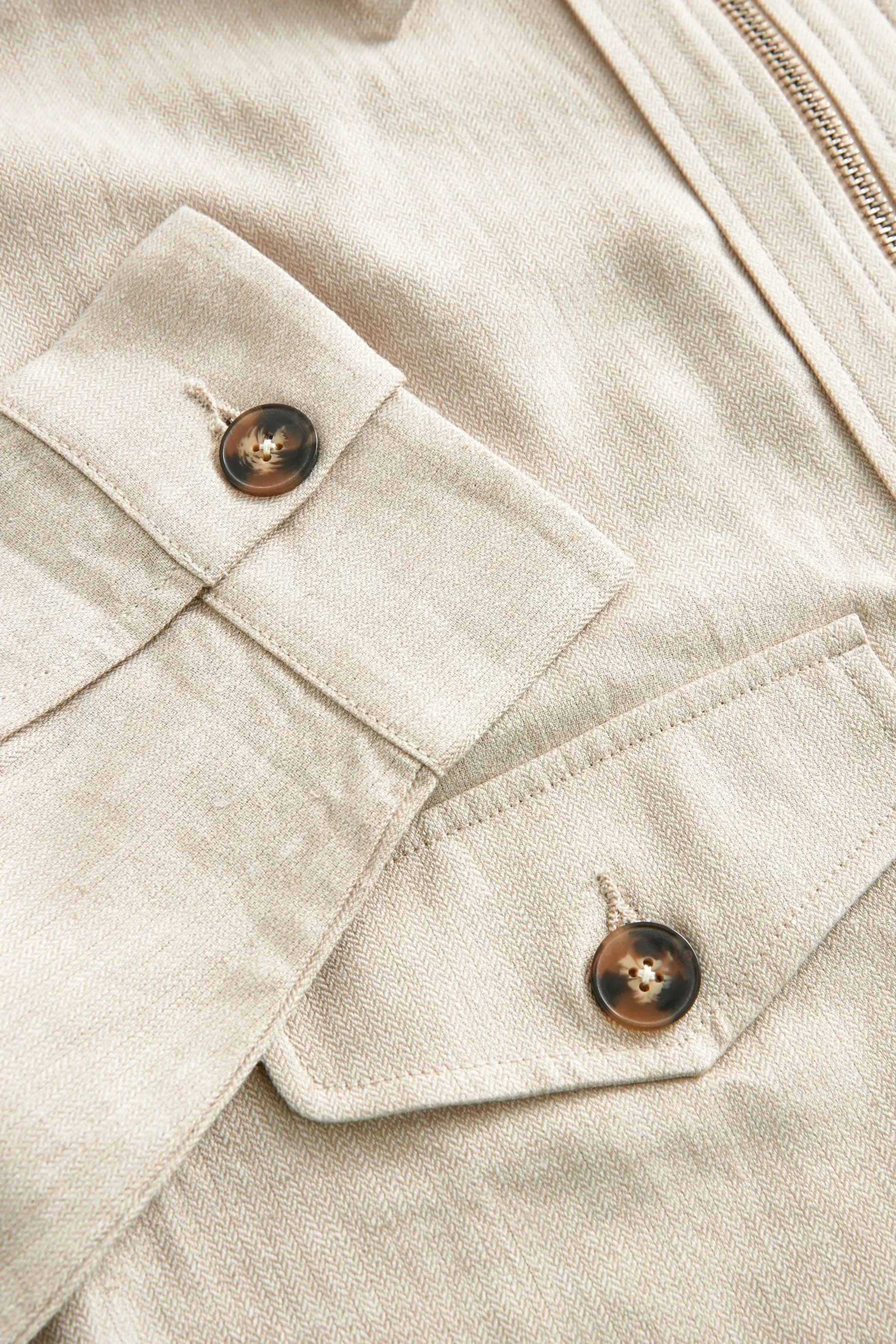 Neutro  - Rochelle - Corto stile camicia in lino