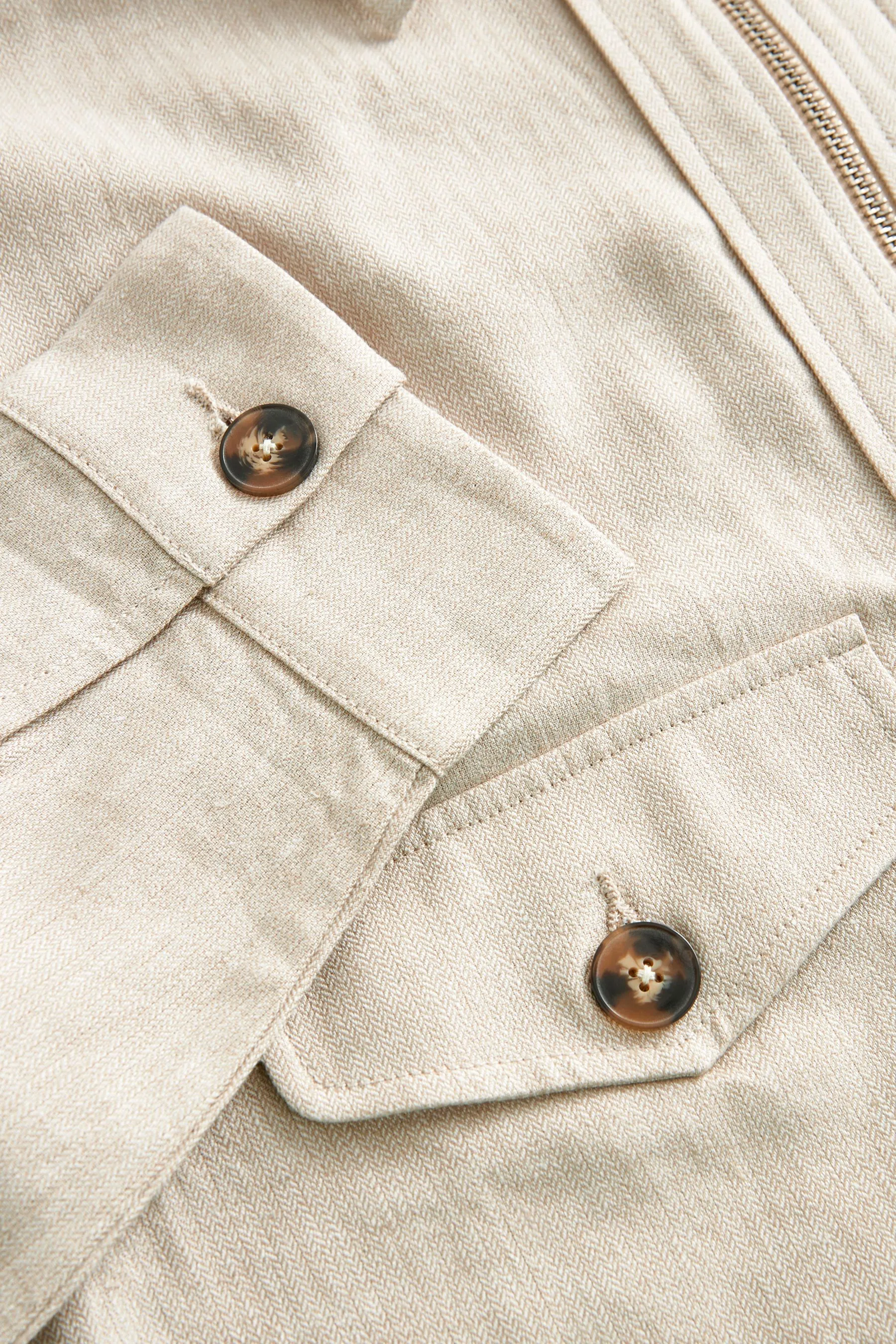 Neutro  - Rochelle - Corto stile camicia in lino