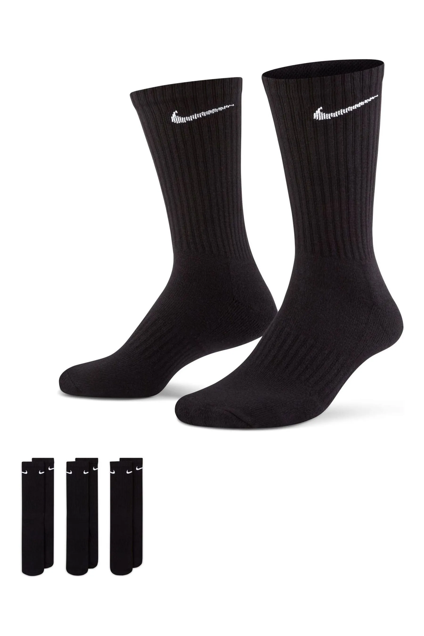 Nike - Everyday - Maglia girocollo imbottita Calzini 3 Confezione