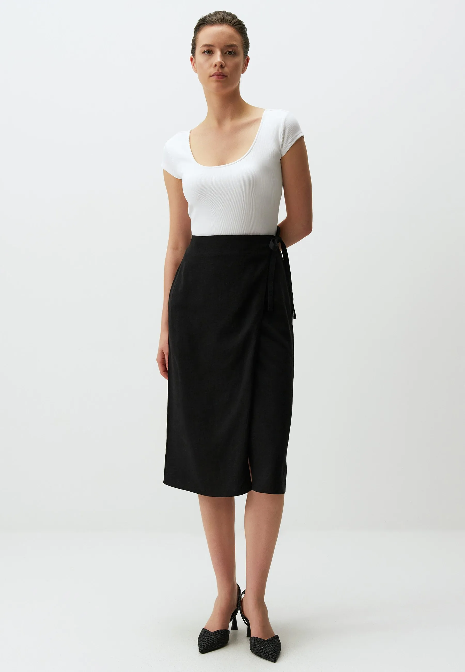 NORMAL WAIST SLIT - Gonna a campana