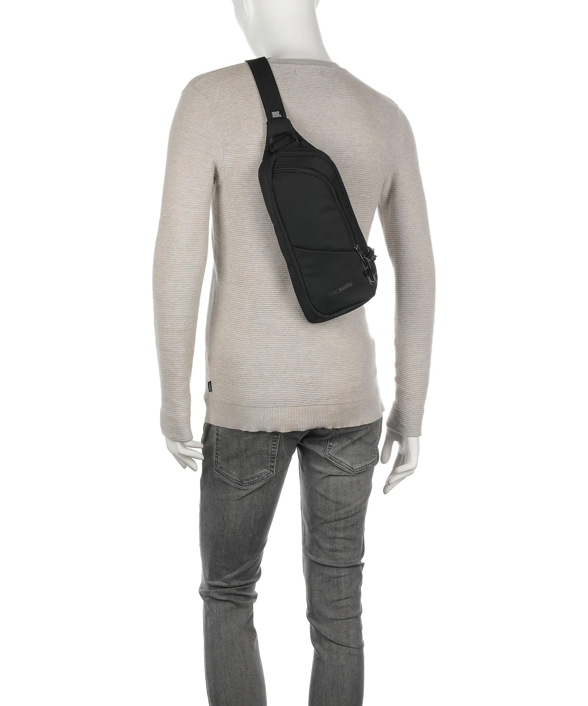  Pacsafe Vibe 150 Borsa sling poliestere, nylon nero  