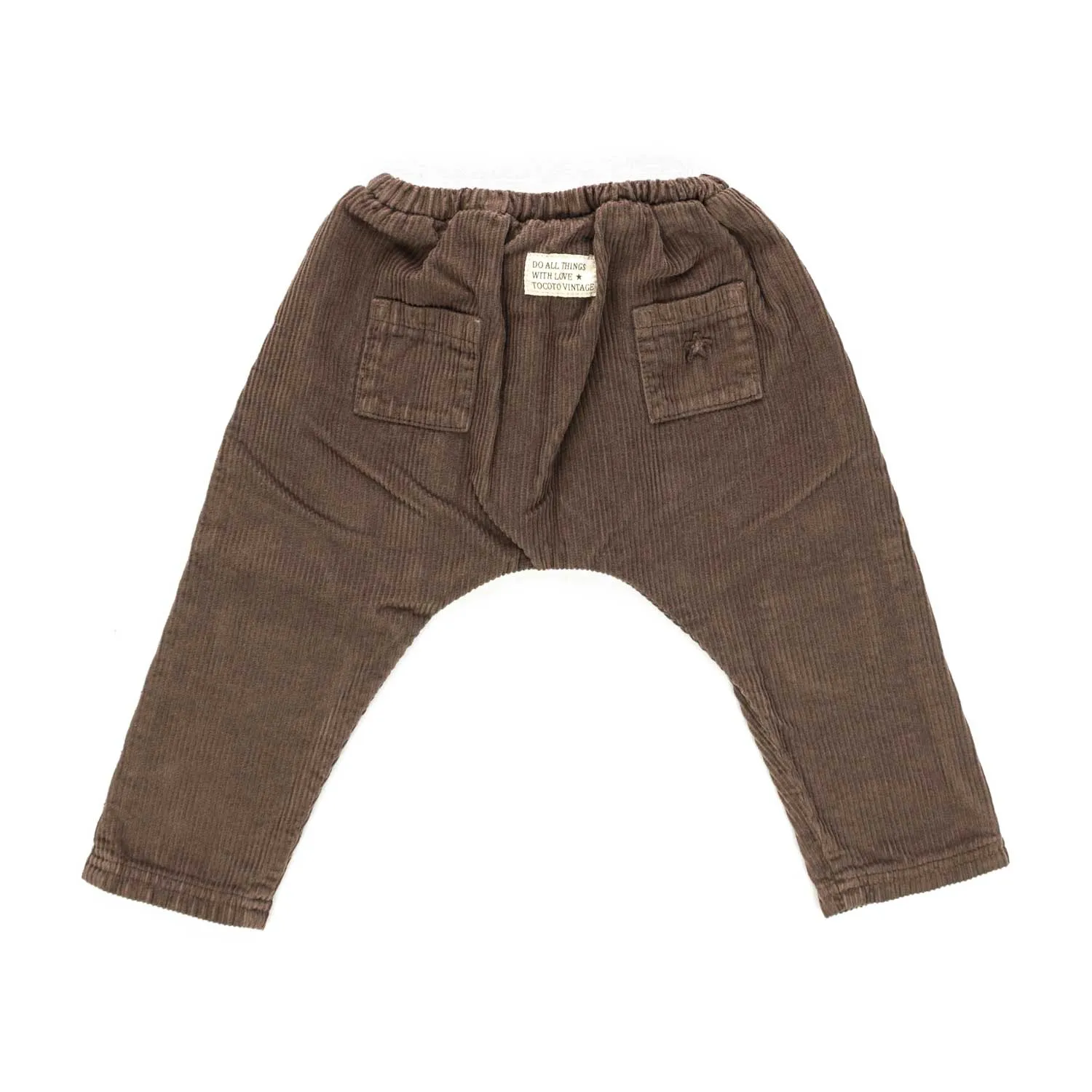 Pantalone Bebè Velluto Cioccolato