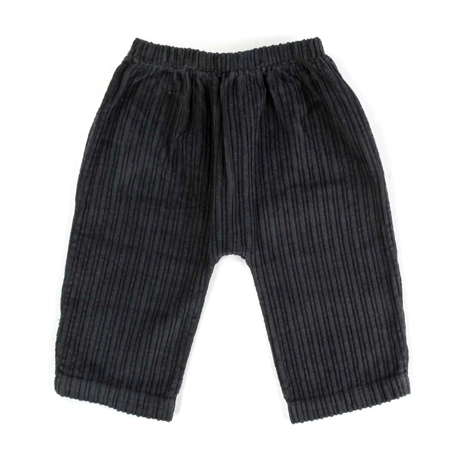 Pantalone Blu Velluto Bimbo Bebè