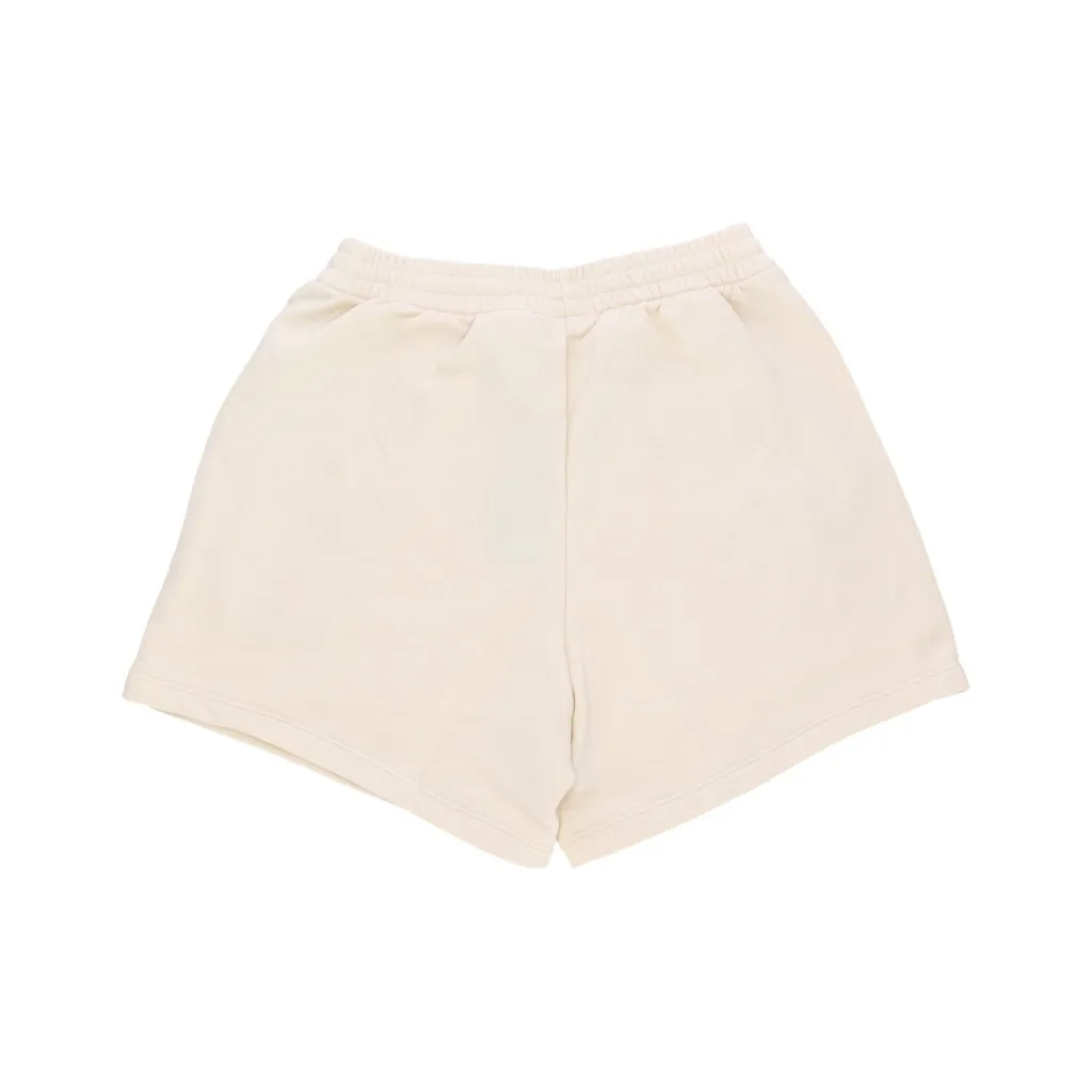 pantalone corto tuta donna essentials french terry short WONDER WHITE
