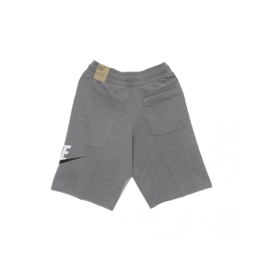pantalone corto tuta uomo club french terry alumni short FLAT PEWTER/HTR