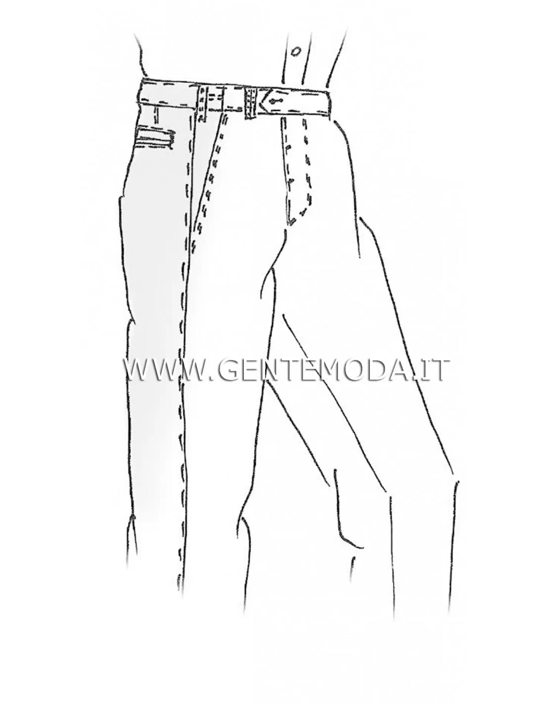 Pantalone in cotone Velluto a coste Beige - Miele Bong Bergamo