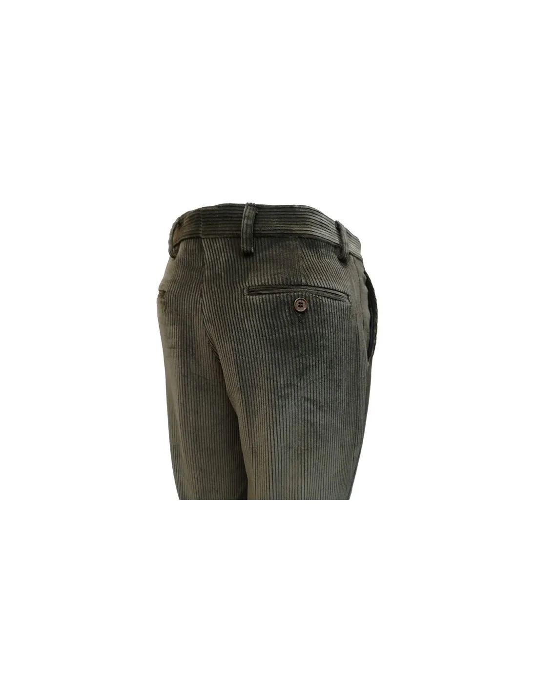 Pantalone in cotone Velluto a coste Verde Bong Bergamo