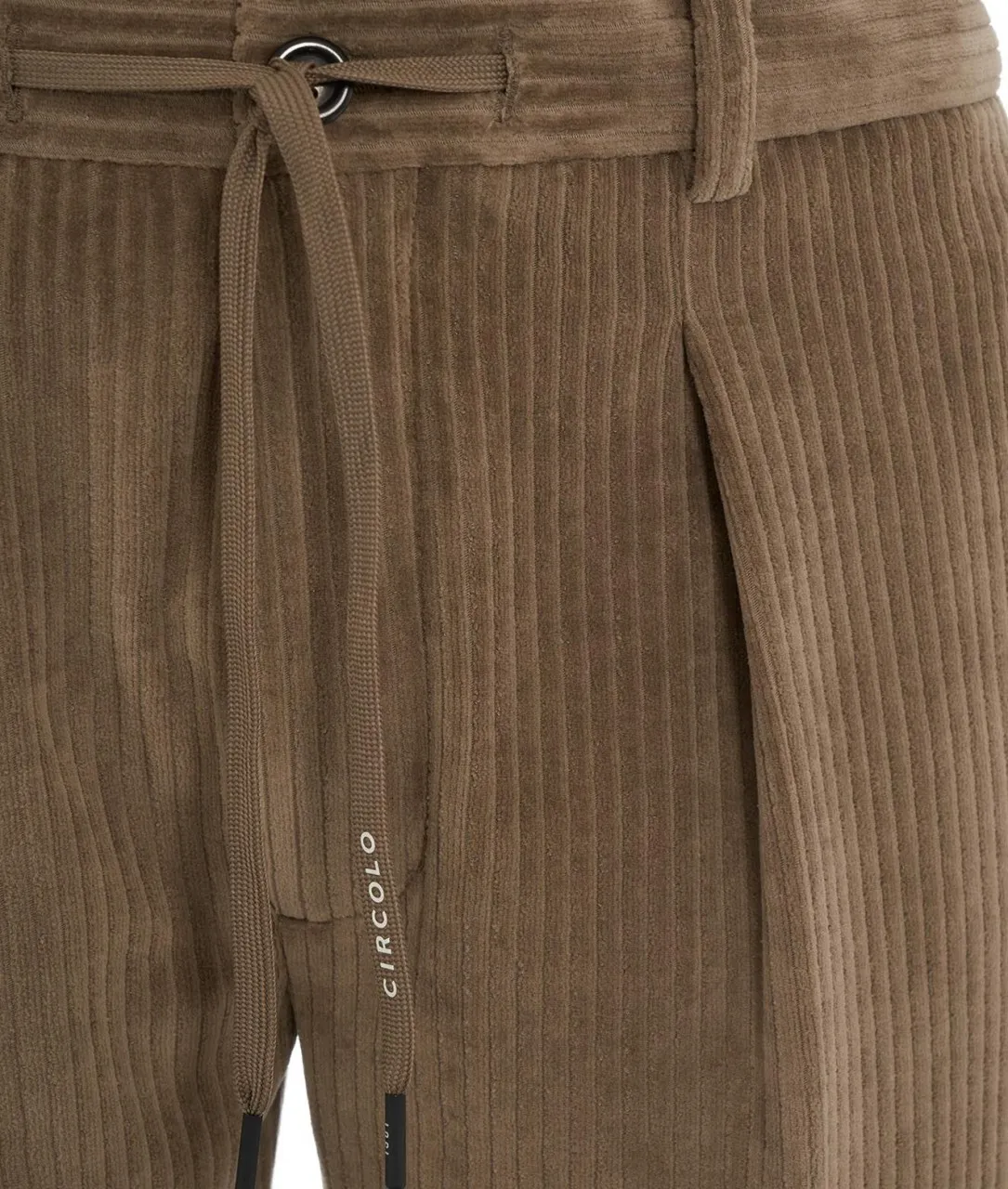 Pantalone in velluto a coste marrone chiaro marrone chiaro