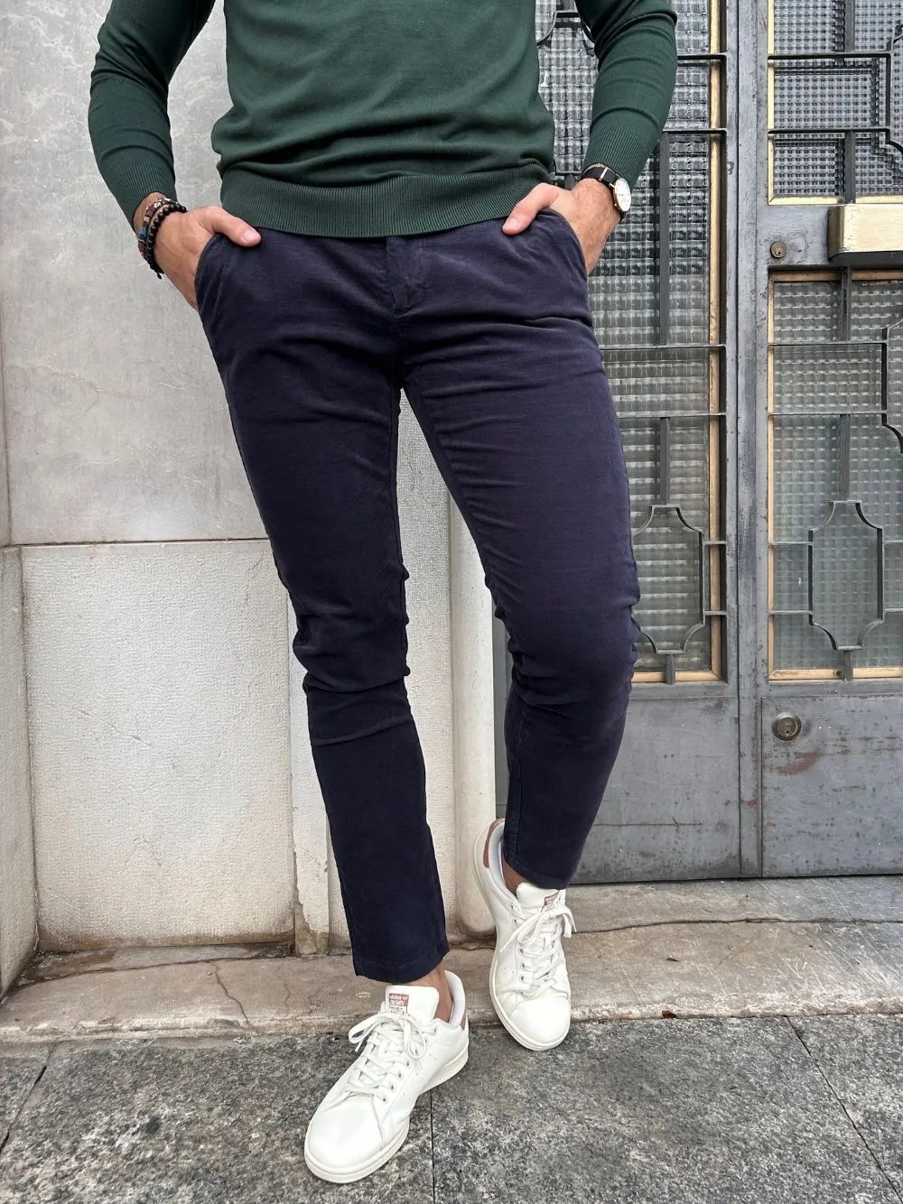 Pantalone velluto regular gl