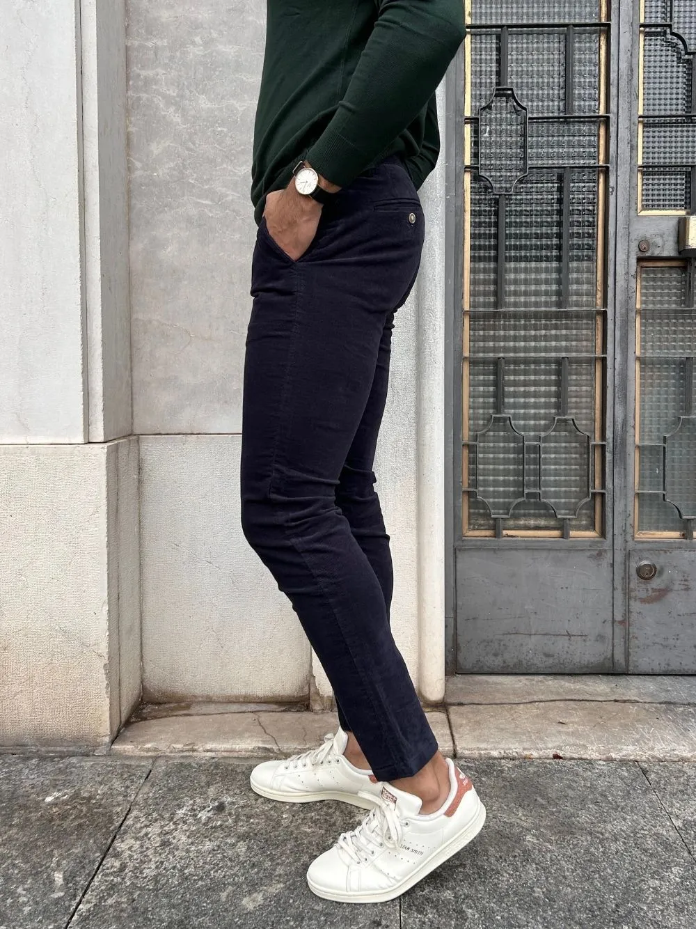 Pantalone velluto regular gl