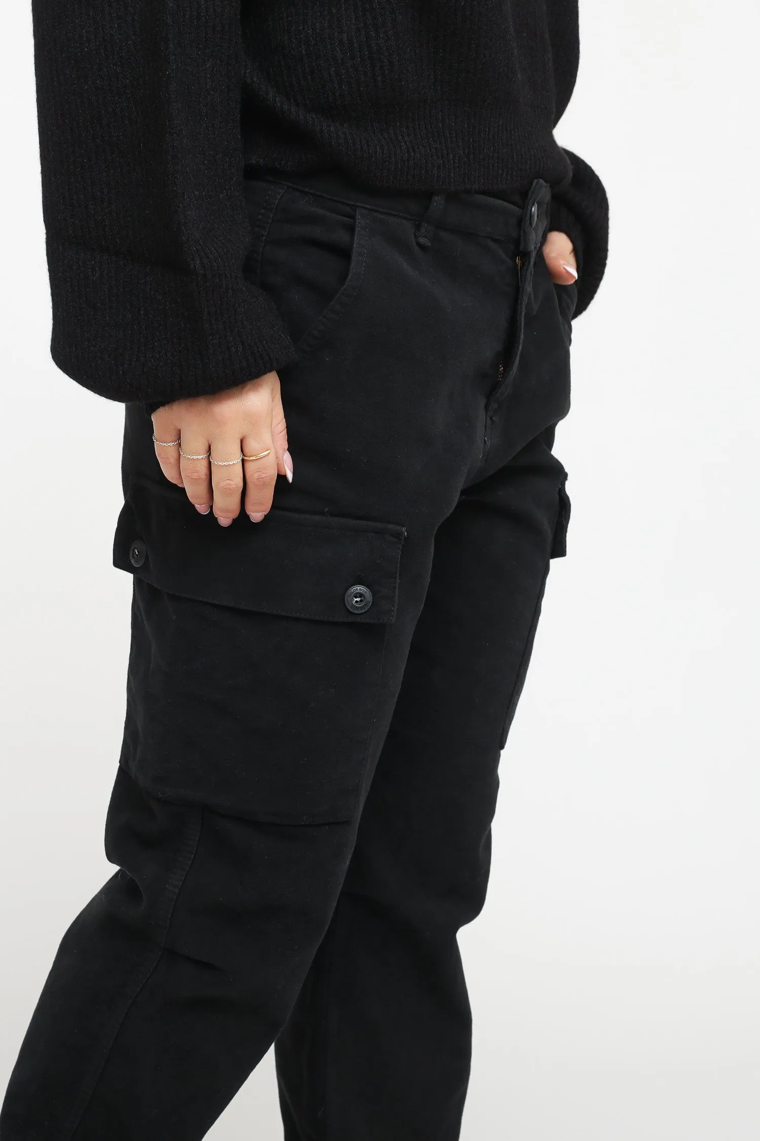 Pantalone Velluto Tasconi - Nero