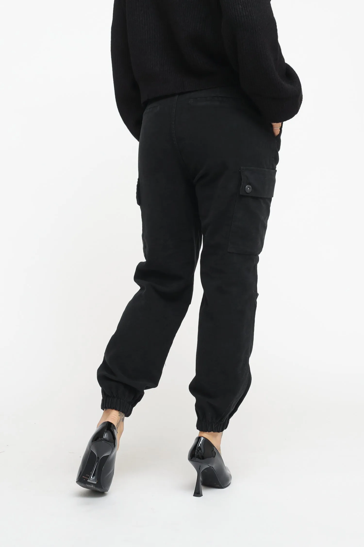 Pantalone Velluto Tasconi - Nero