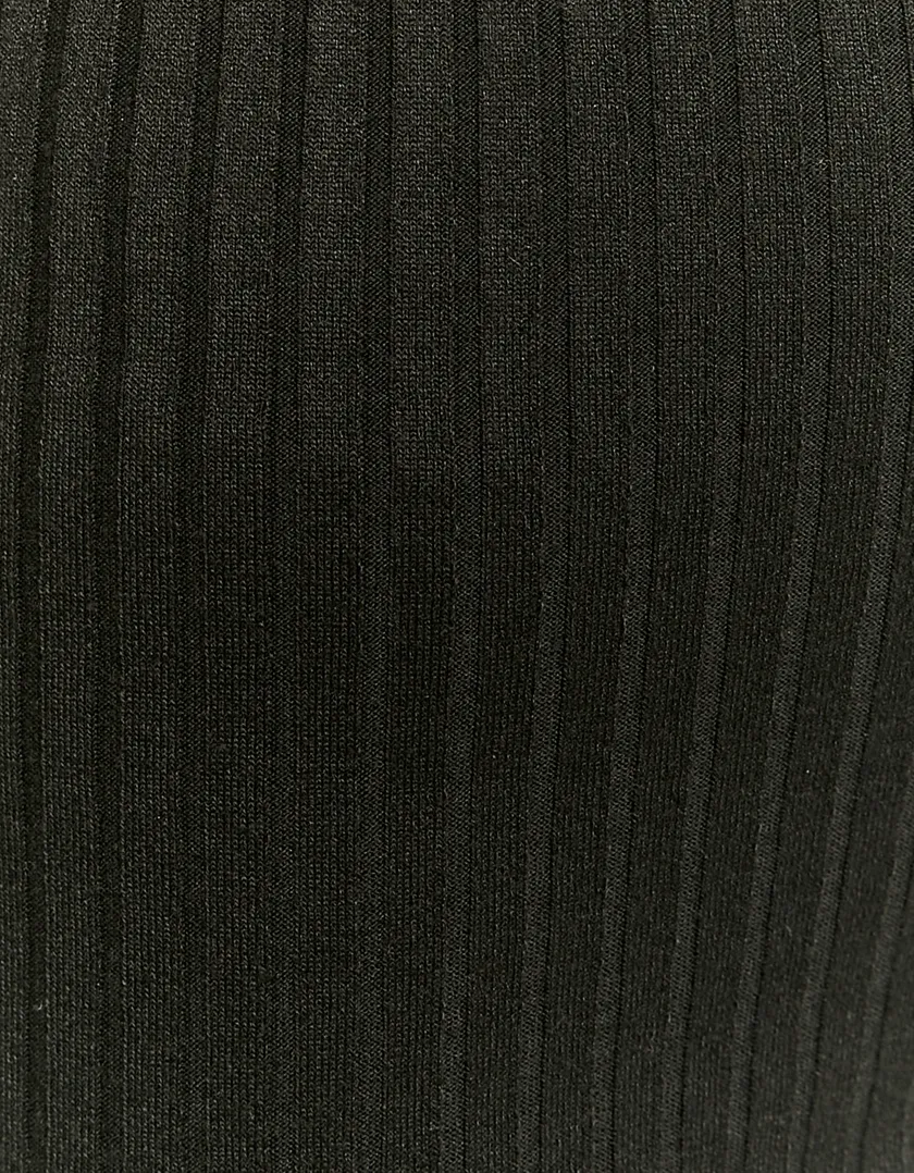 Pantaloni a Zampa Cozy Neri  