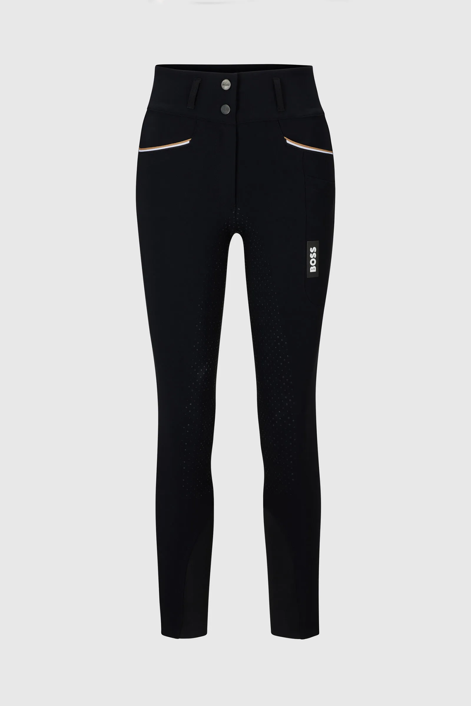 Pantaloni da equitazione con impugnatura completa Boss Hailey da donna