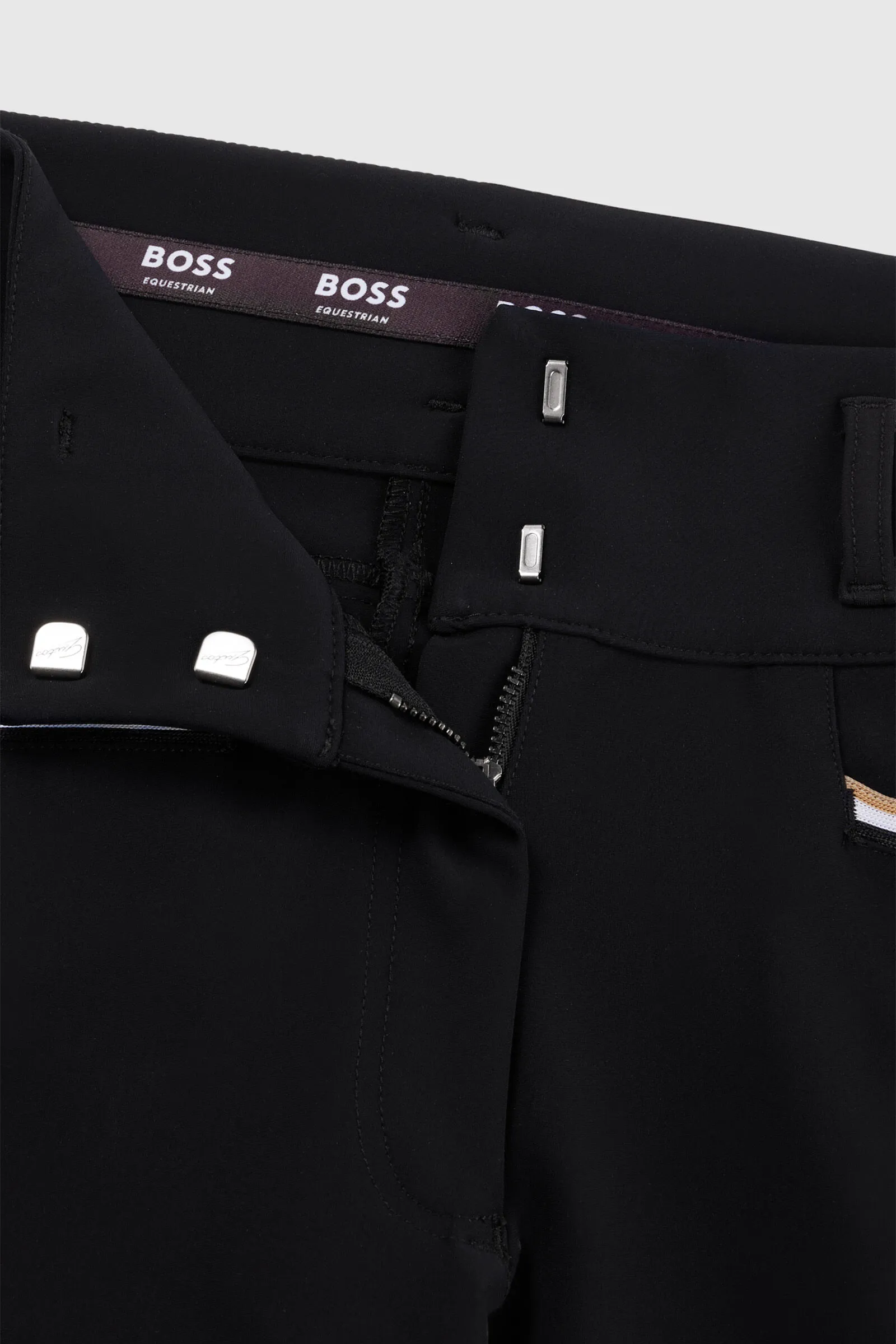 Pantaloni da equitazione con impugnatura completa Boss Hailey da donna