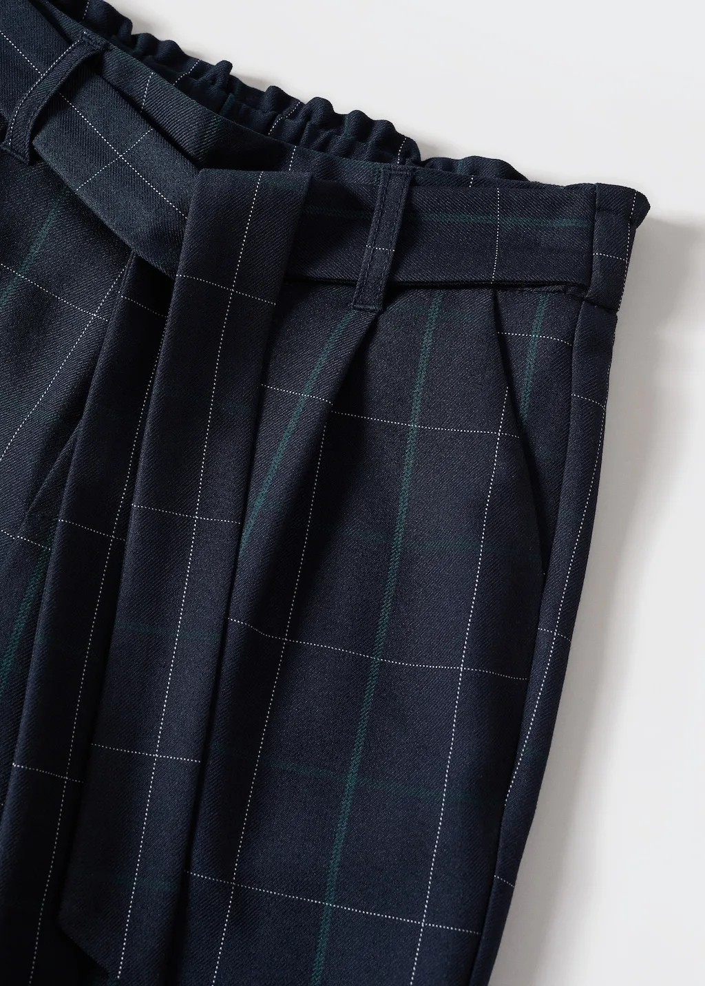 Pantaloni quadri cintura