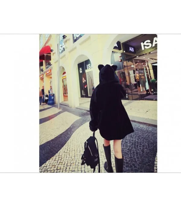 Pelliccia Bear Black