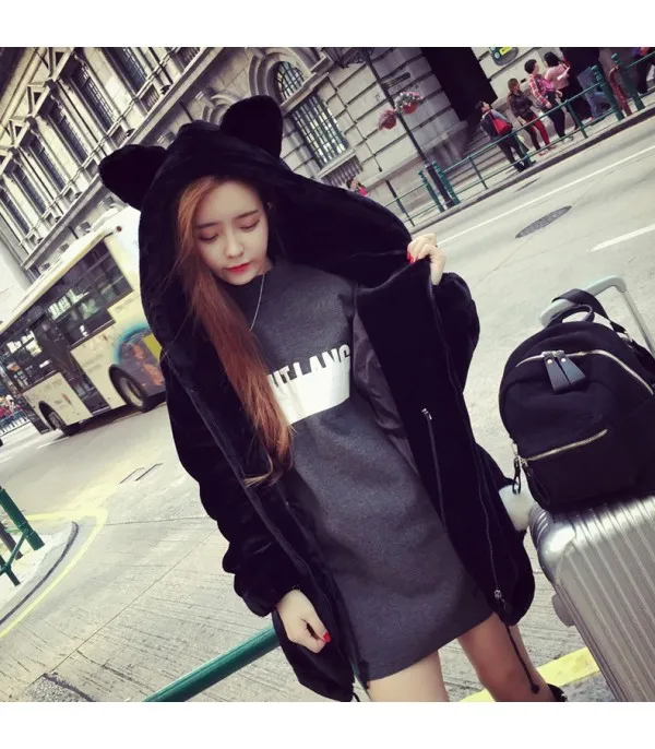Pelliccia Bear Black
