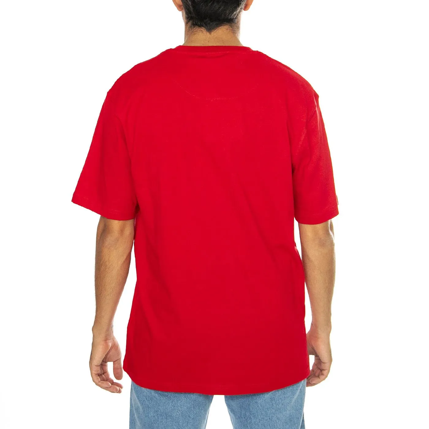 PENFIELD Hudson Script T-Shirt Haute Red - Maglietta Girocollo Uomo Rossa    